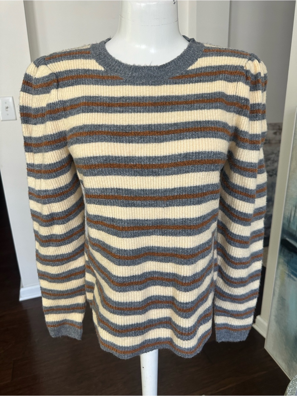 Treasure & Bond Striped Crewneck Sweater L